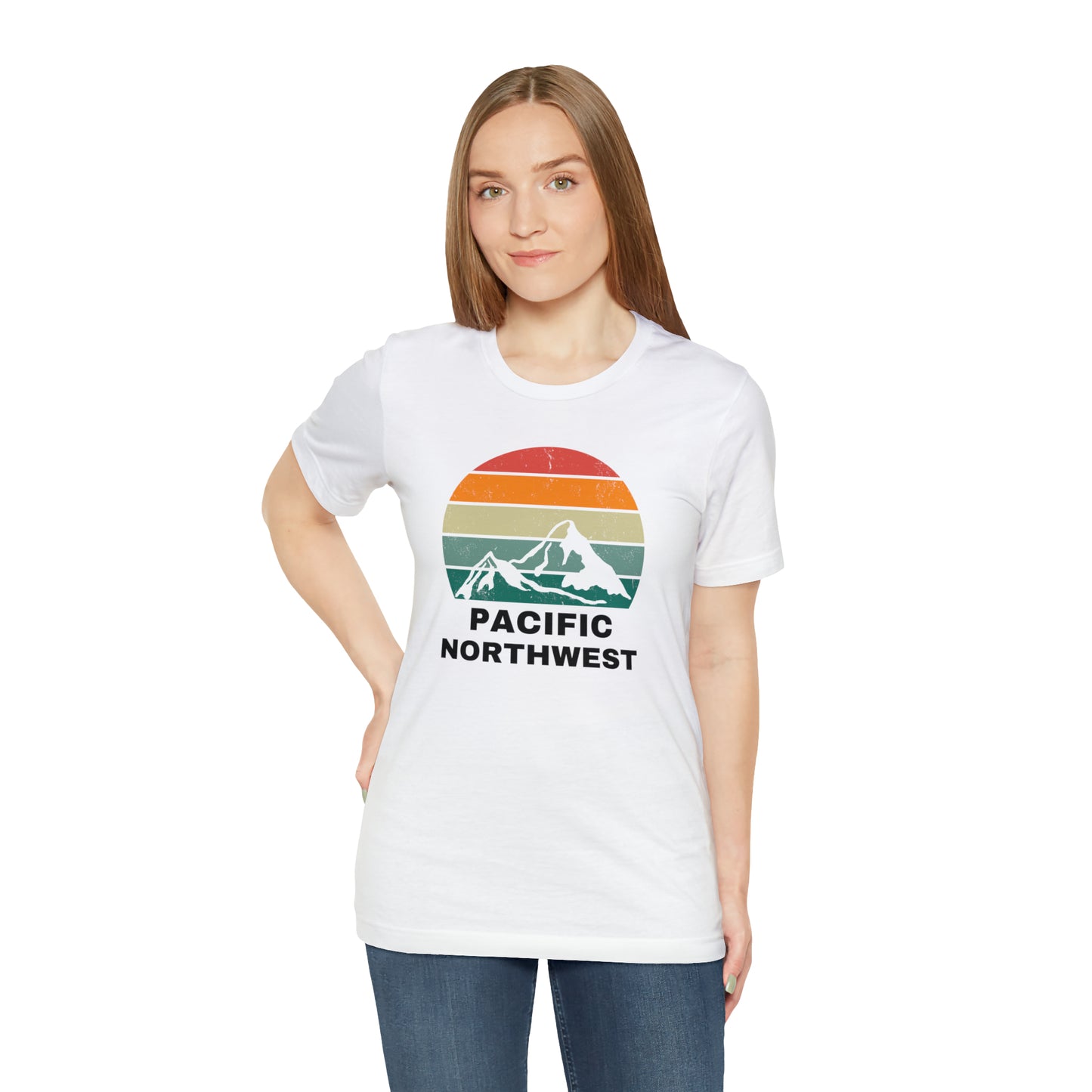 Pacific Northwest Retro | Men/Unisex T-Shirt - Mightee