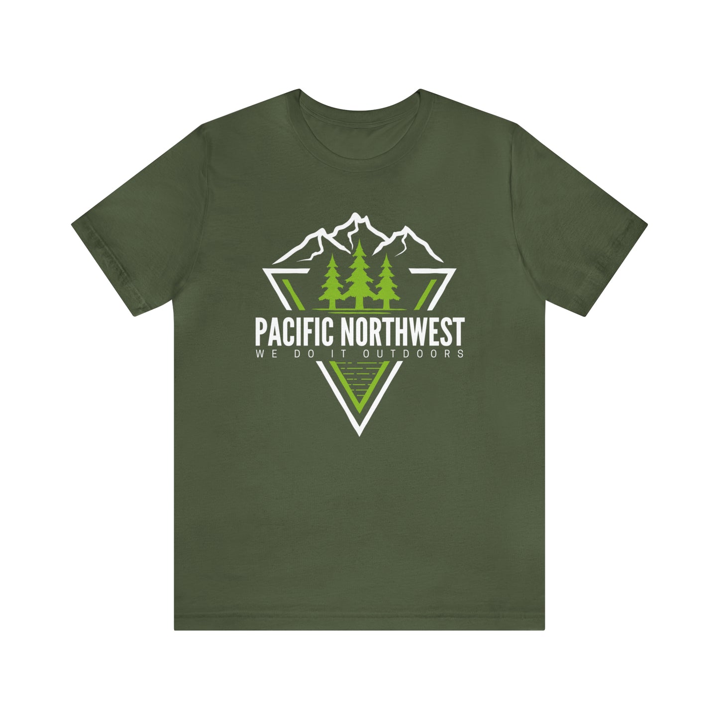 Pacific Northwest We Do It Outside | Men/Unisex T-Shirt - Mightee