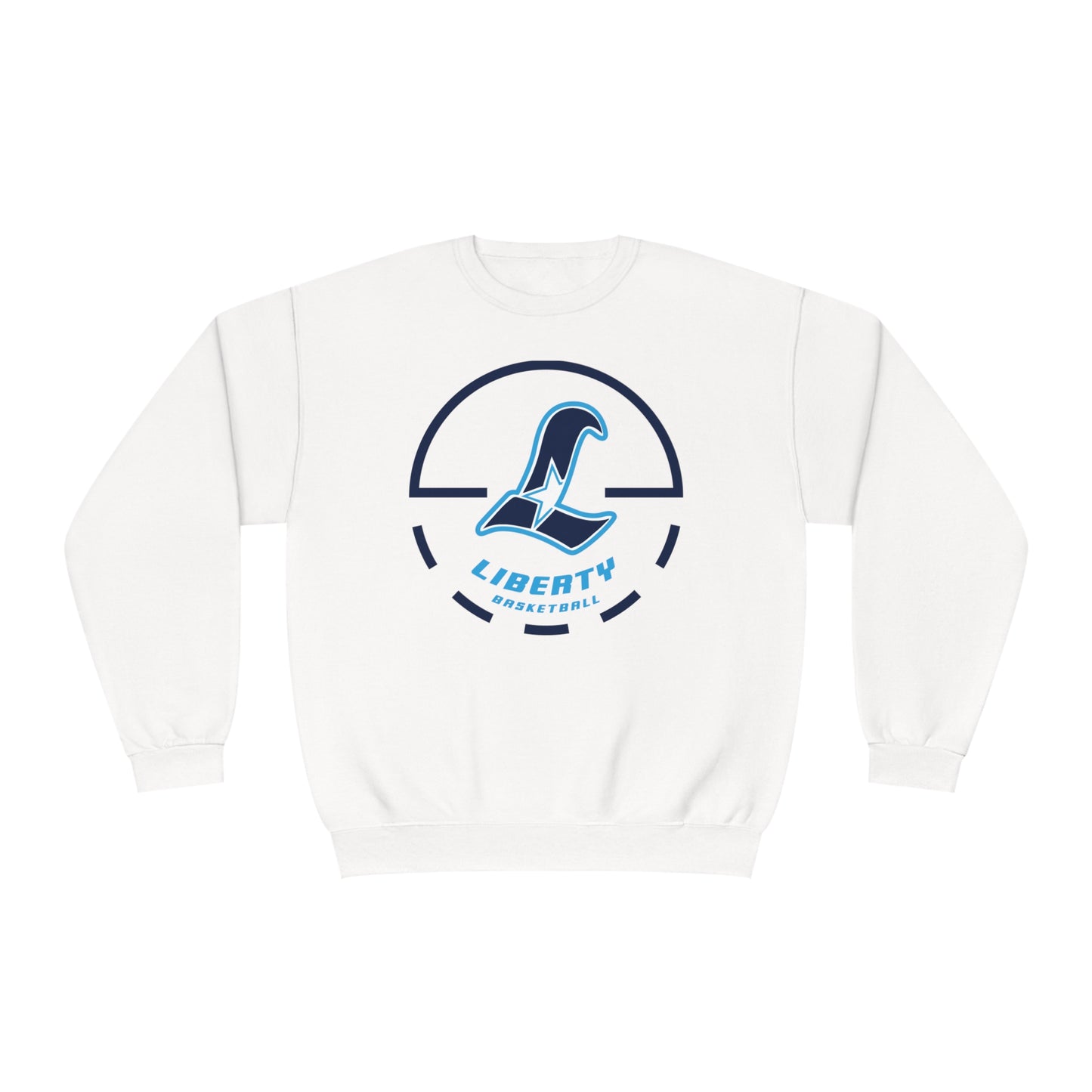 Liberty Falcons Game Time | Unisex NuBlend® Fleece Crewneck Sweatshirt