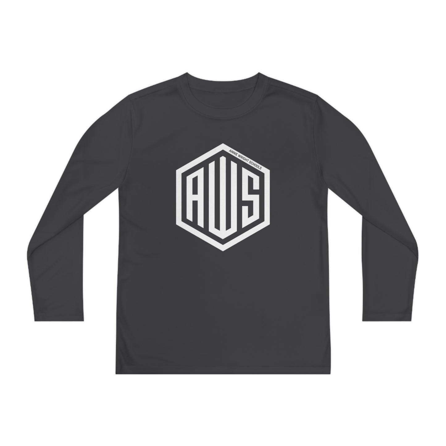 AWS Monogram | Youth Long Sleeve Active Tee