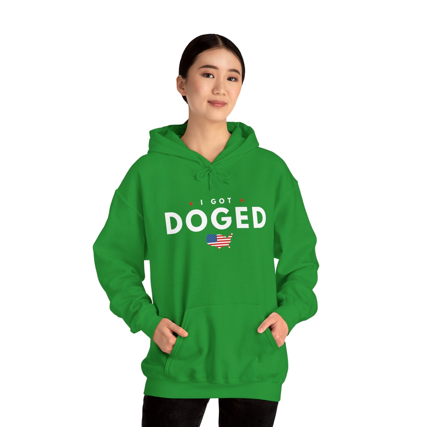 I Got Doged | Unisex Hooded Sweatshirt