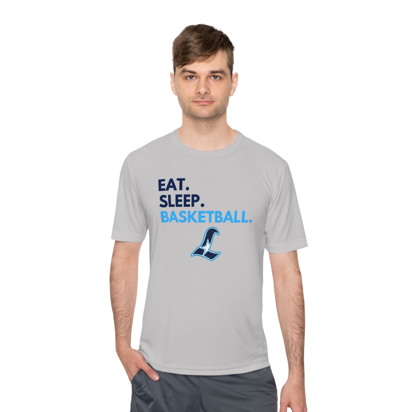 Liberty Eat Sleep Basketball | Performance Moisture Wicking T-Shirt