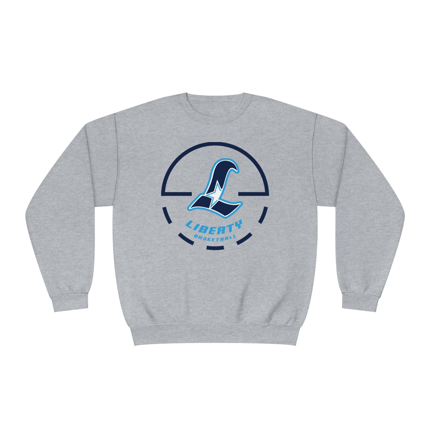 Liberty Falcons Game Time | Unisex NuBlend® Fleece Crewneck Sweatshirt