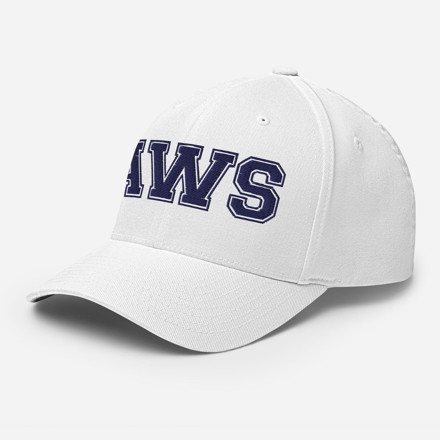 AWS Logo | Flexfit Closed-Back Hat (White)