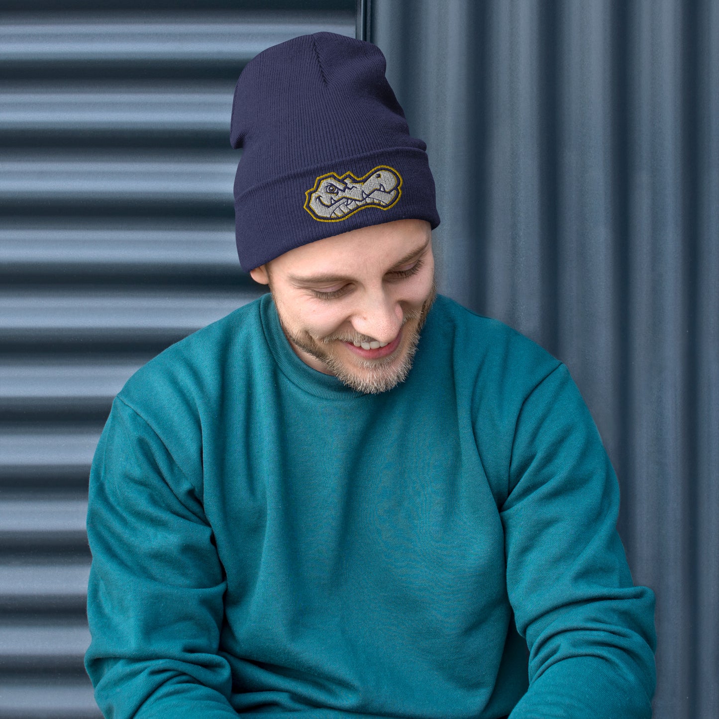 AWS Gator Head | Embroidered Knit Beanie