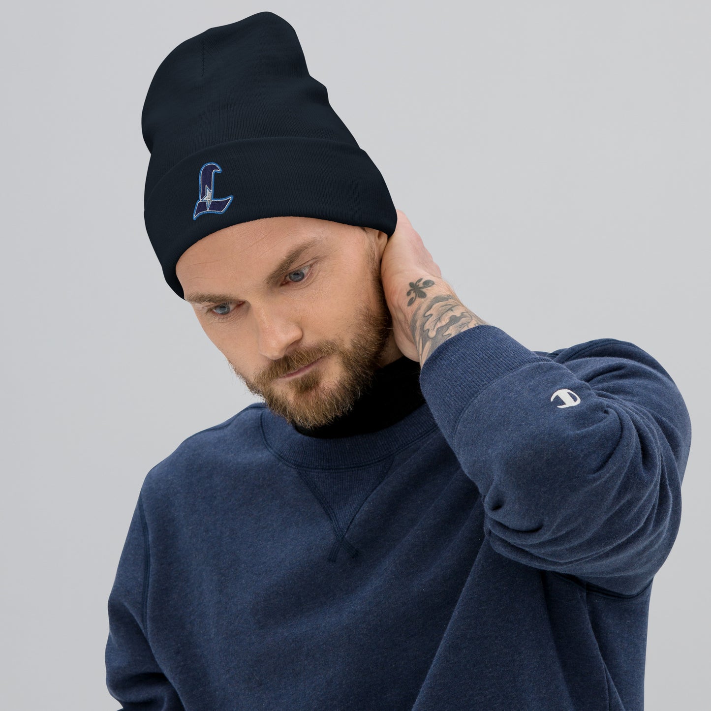 Liberty Falcons | Embroidered Knit Beanie