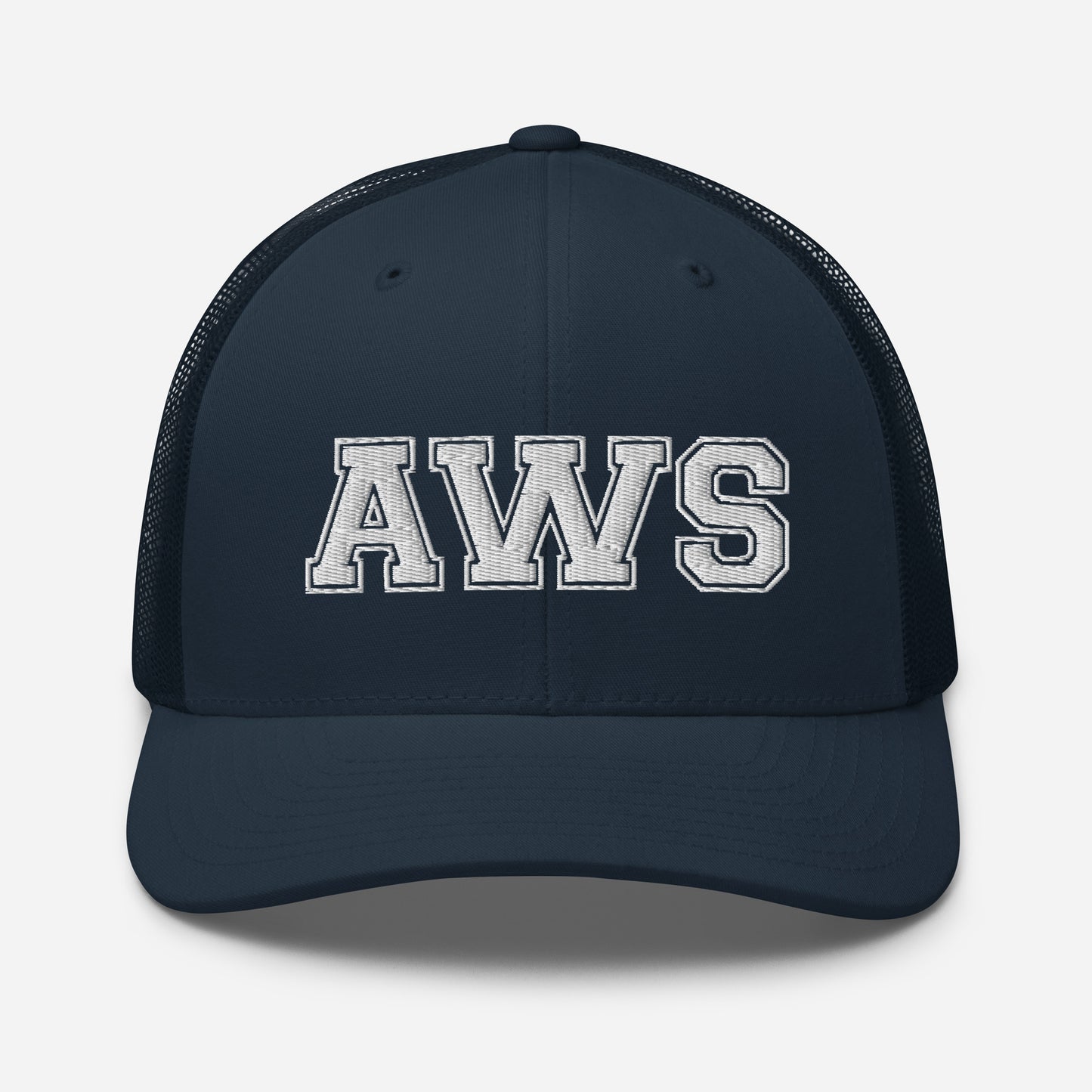 AWS Logo | Adjustable Mesh Hat (Navy)