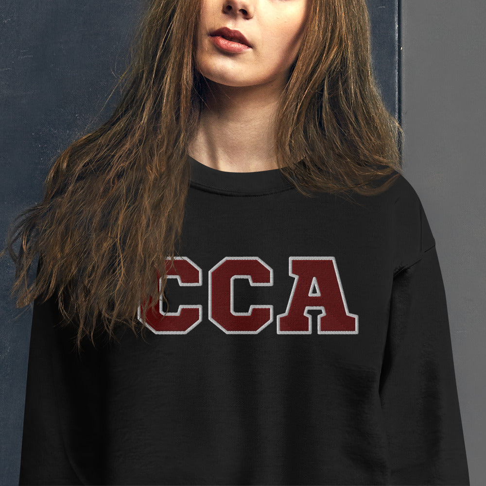 CCA Monogram | Embroidered Unisex Sweatshirt