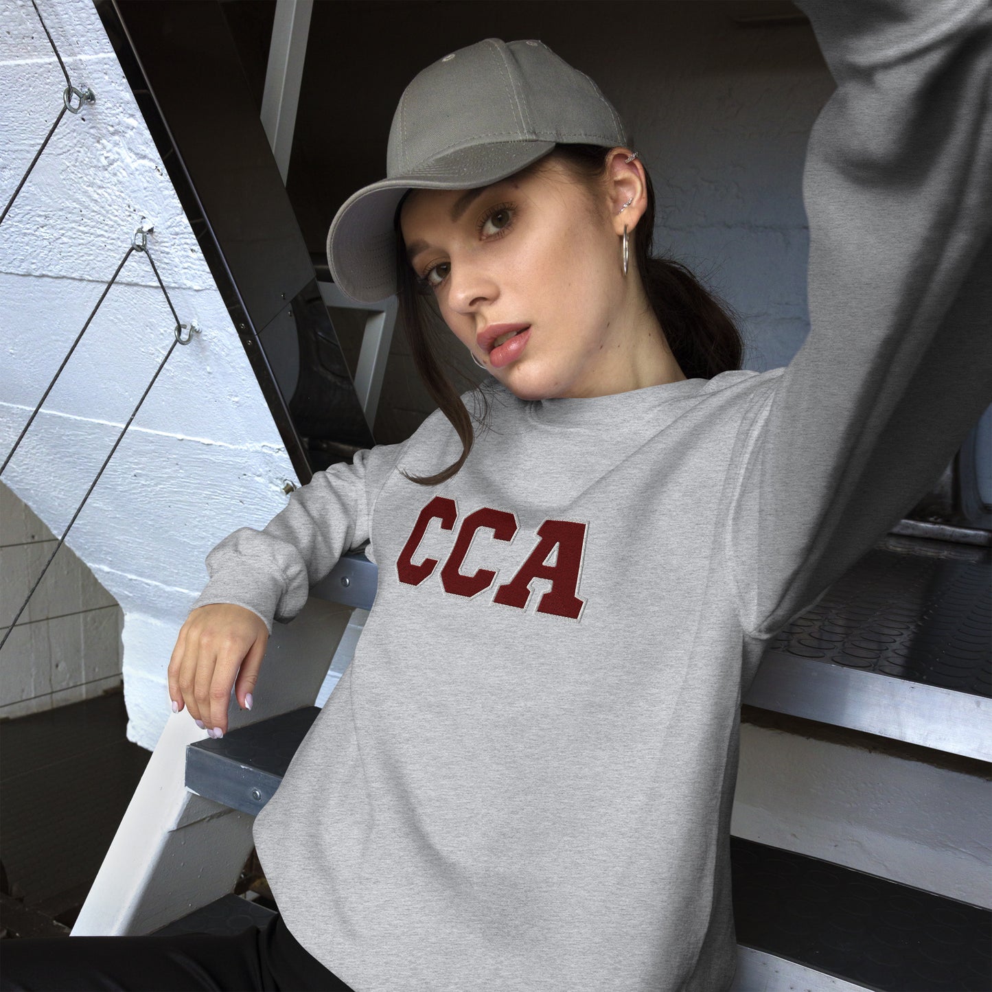 CCA Monogram | Embroidered Unisex Sweatshirt