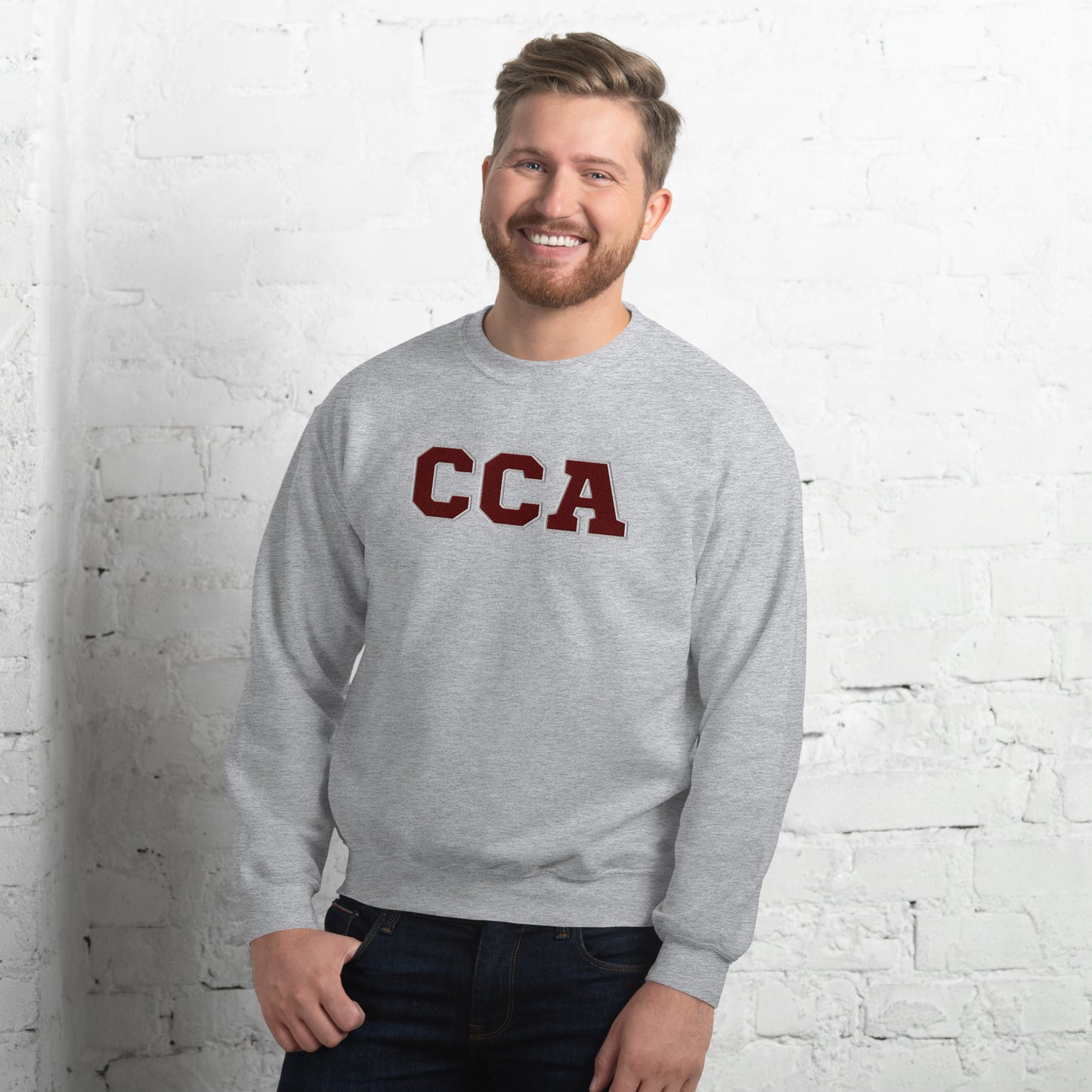 CCA Monogram | Embroidered Unisex Sweatshirt