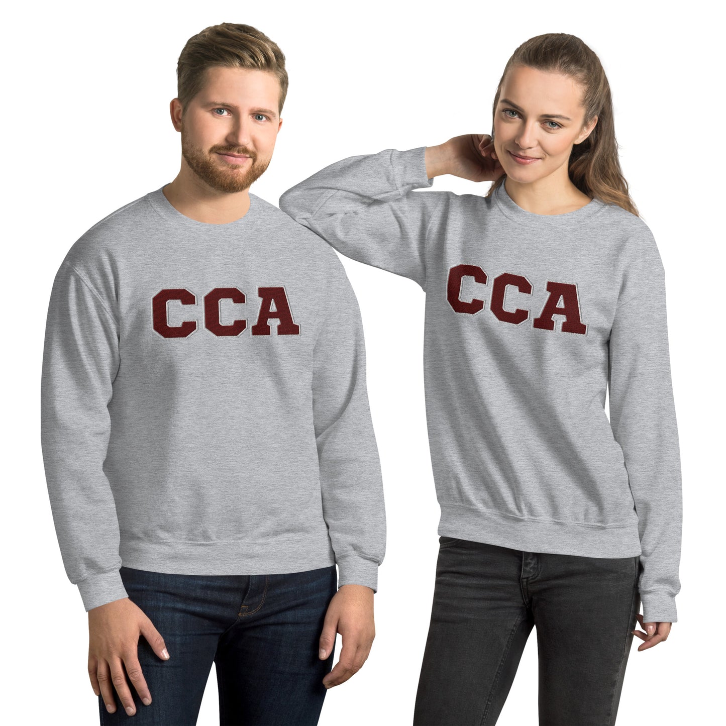 CCA Monogram | Embroidered Unisex Sweatshirt