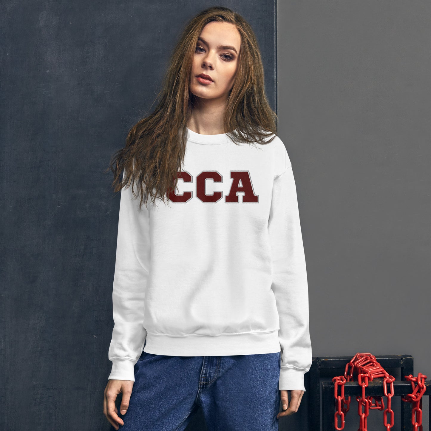 CCA Monogram | Embroidered Unisex Sweatshirt