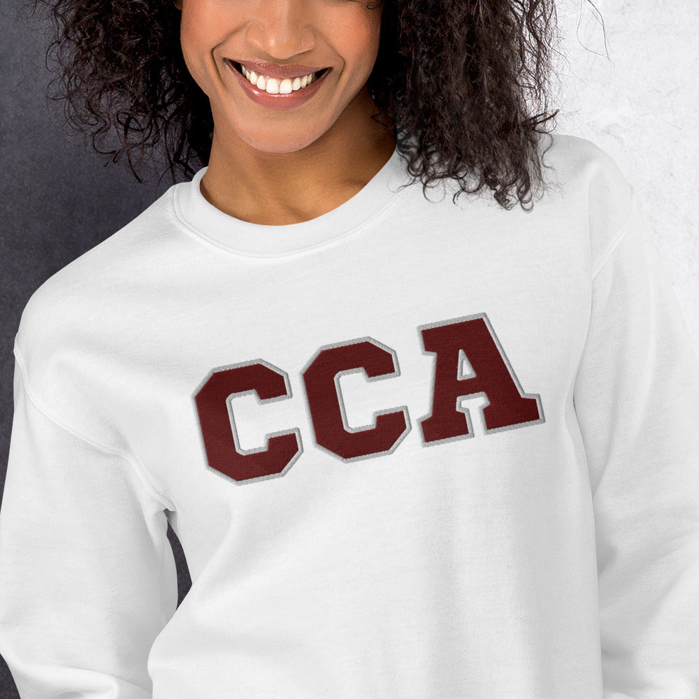 CCA Monogram | Embroidered Unisex Sweatshirt