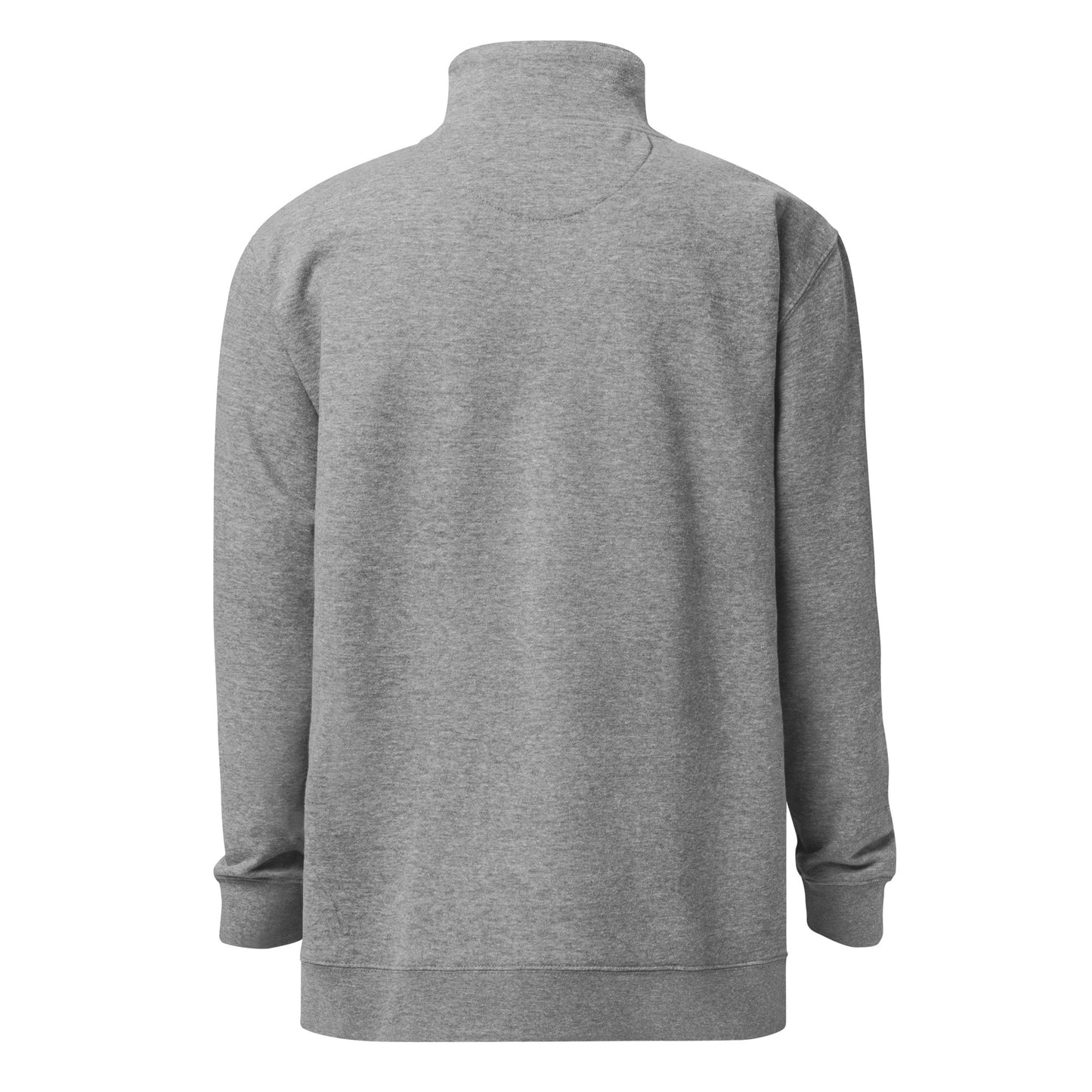 AWS Monogram | Unisex Fleece Quarter-Zip Pullover (Gray)