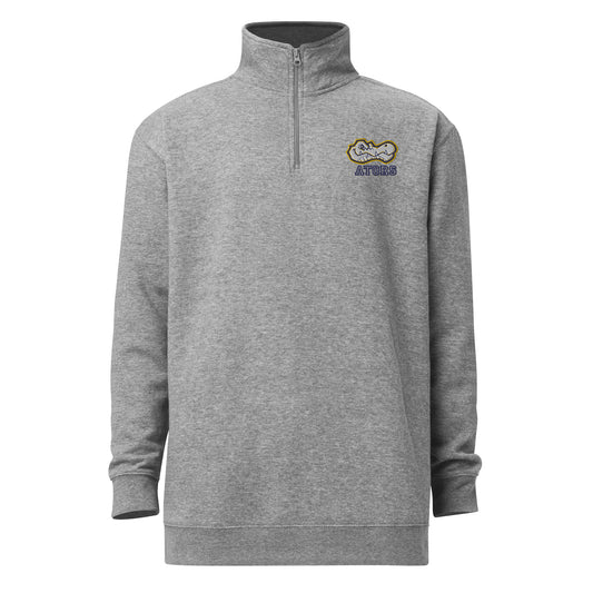 AWS Gators | Unisex Fleece Quarter-Zip Pullover (Gray)