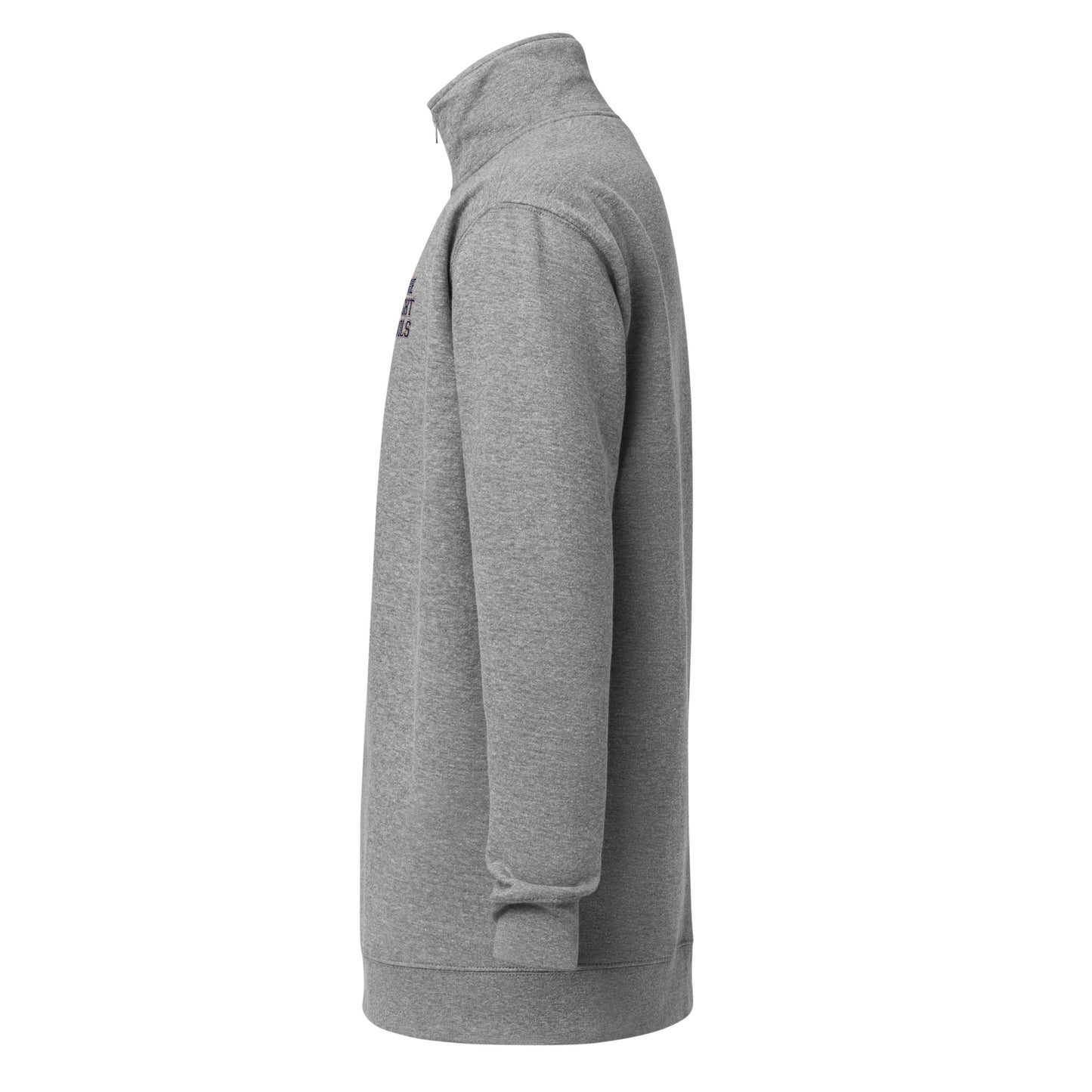 Annie Wright Schools | Unisex Fleece Quarter-Zip Pullover (Gray)