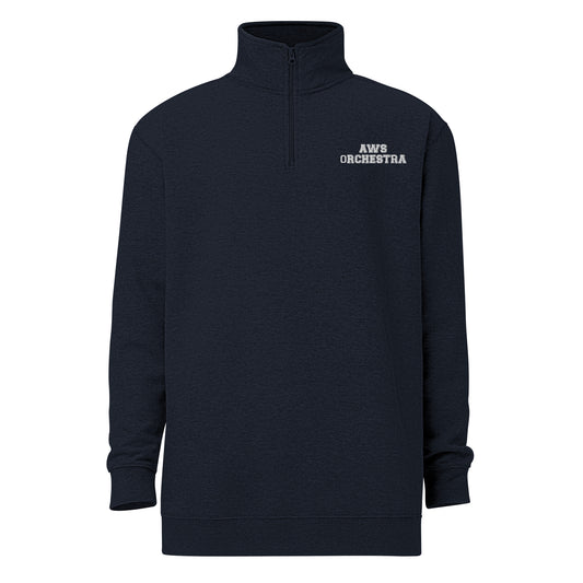 AWS Orchestra | Unisex Fleece Quarter-Zip Pullover (Navy)