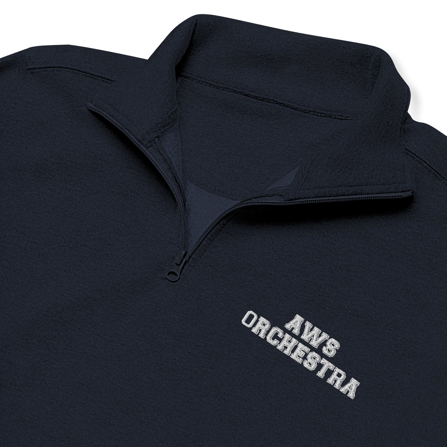 AWS Orchestra | Unisex Fleece Quarter-Zip Pullover (Navy)