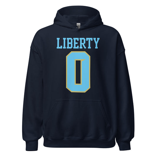 Liberty Falcons Jersey #0 | Unisex Soft Hoodie