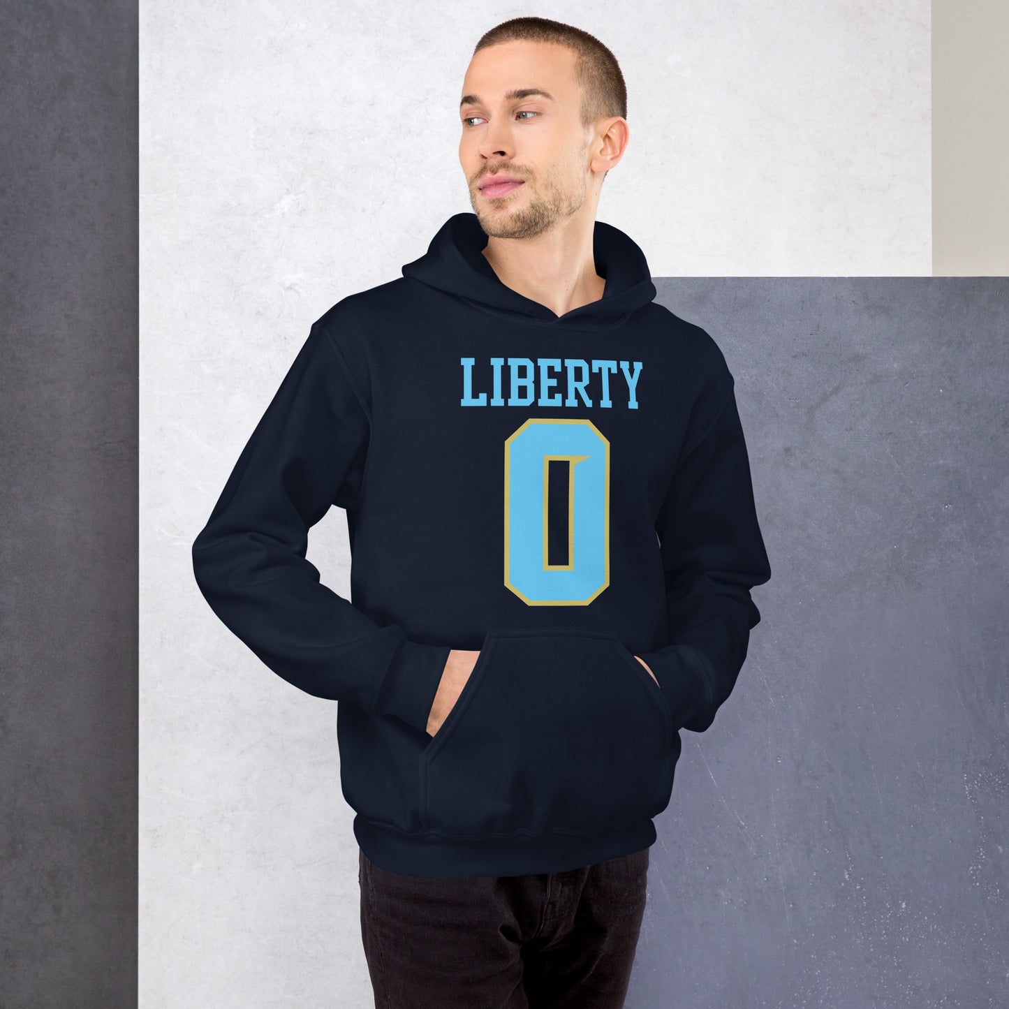 Liberty Falcons Jersey #0 | Unisex Soft Hoodie