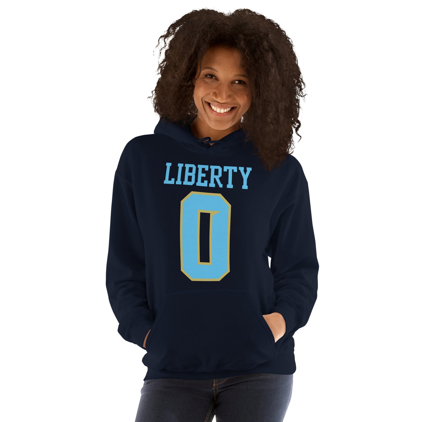 Liberty Falcons Jersey #0 | Unisex Soft Hoodie