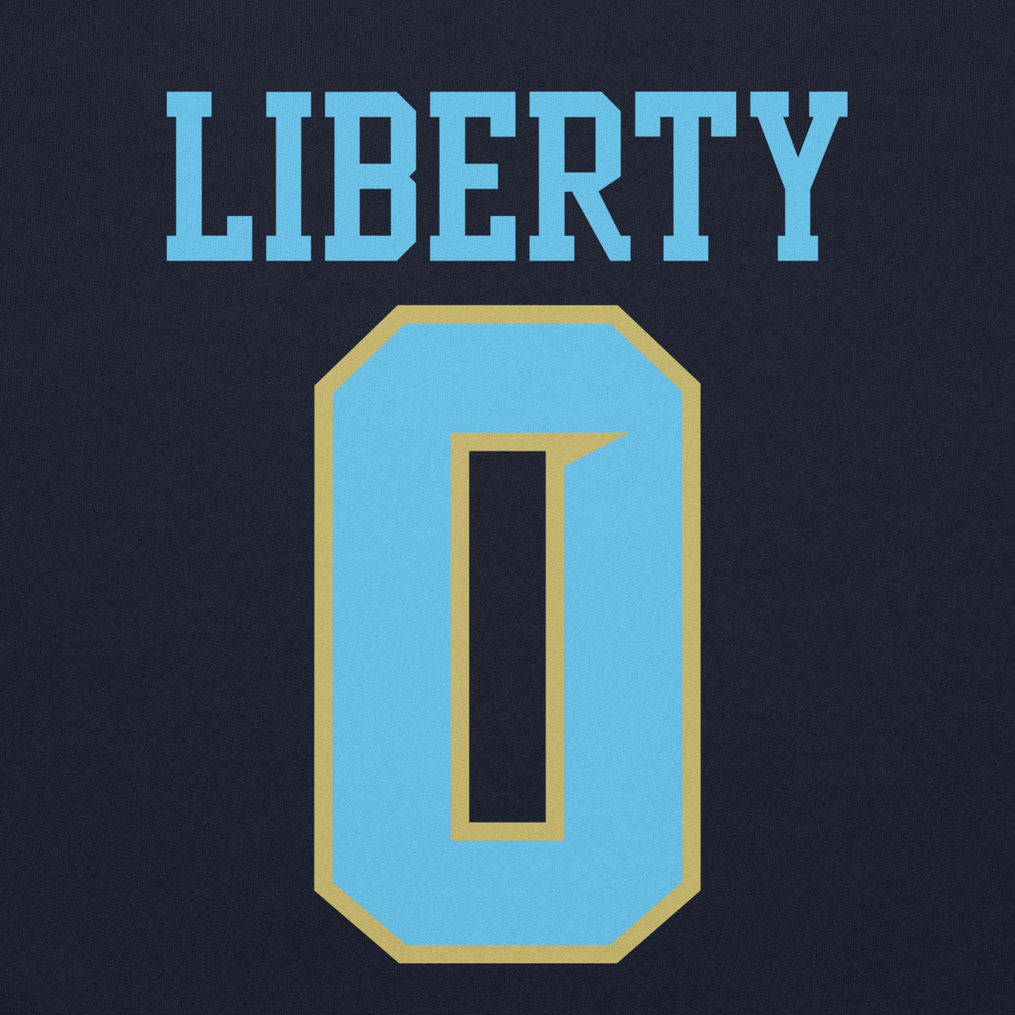 Liberty Falcons Jersey #0 | Unisex Soft Hoodie