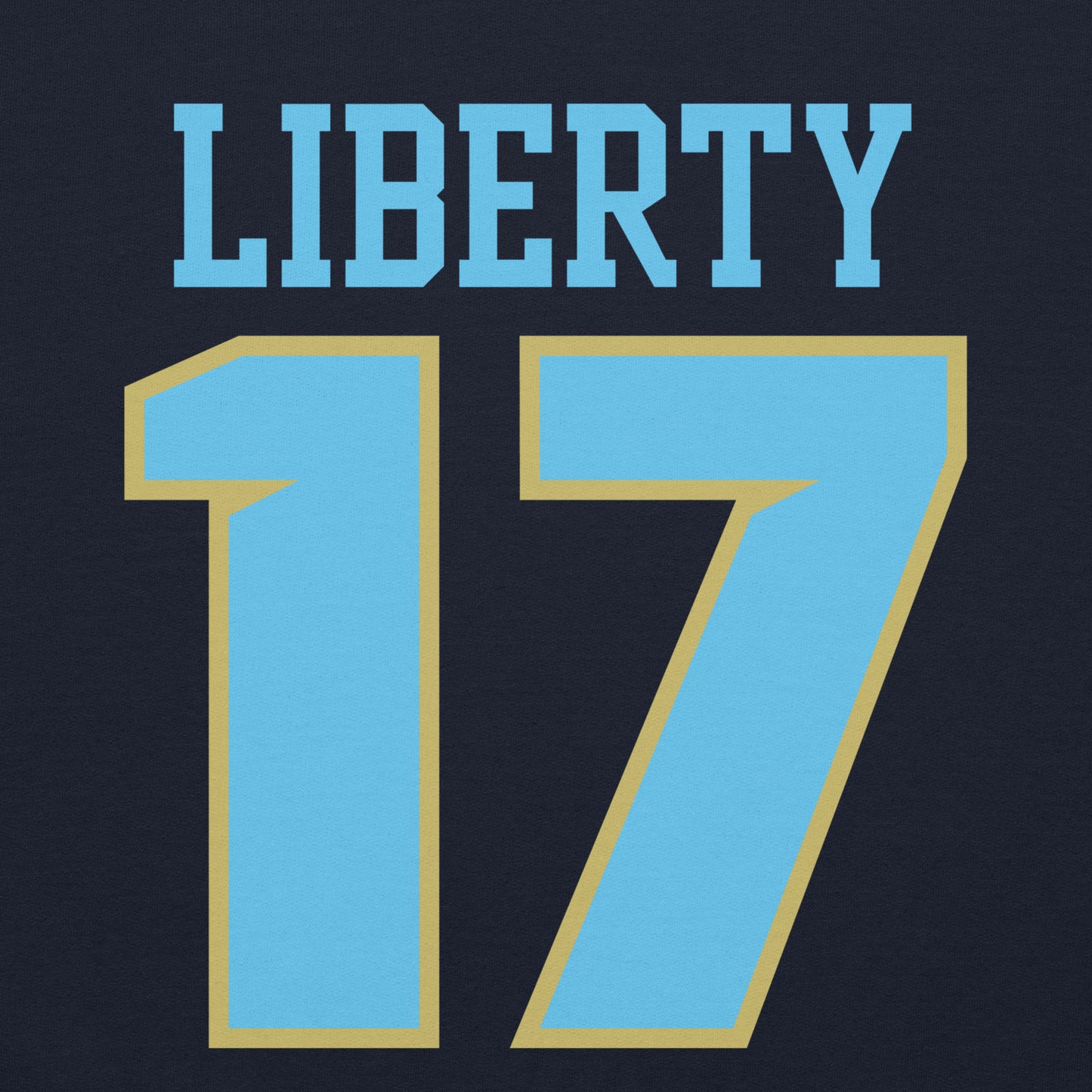 Liberty Falcons Jersey #17 | Unisex Soft Hoodie