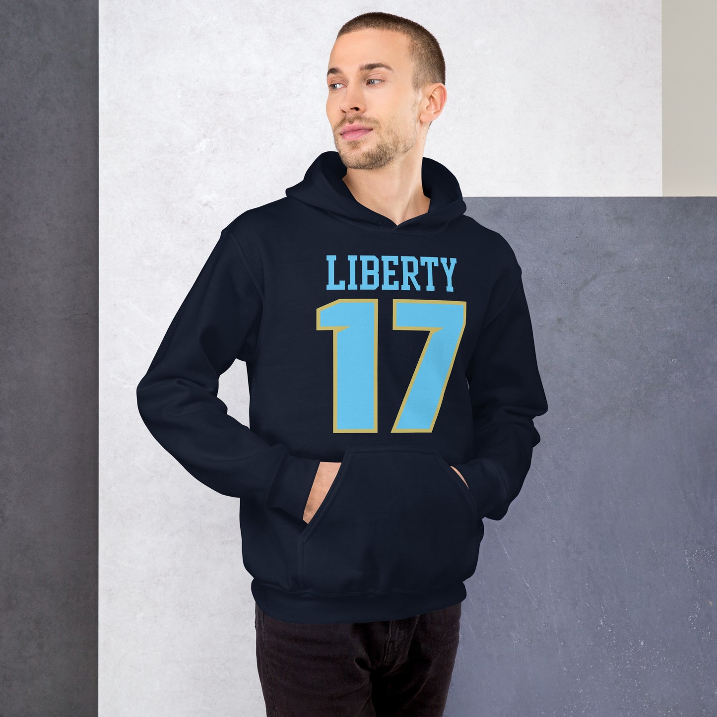 Liberty Falcons Jersey #17 | Unisex Soft Hoodie