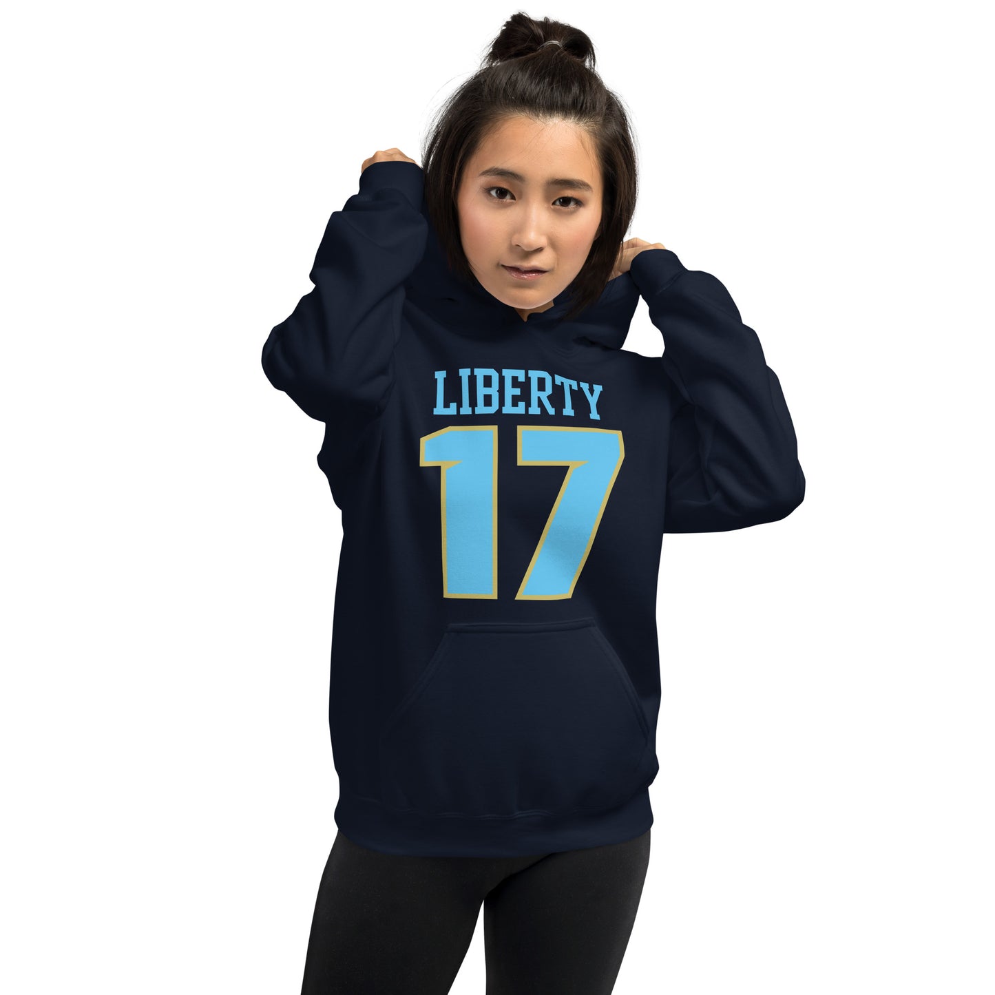 Liberty Falcons Jersey #17 | Unisex Soft Hoodie