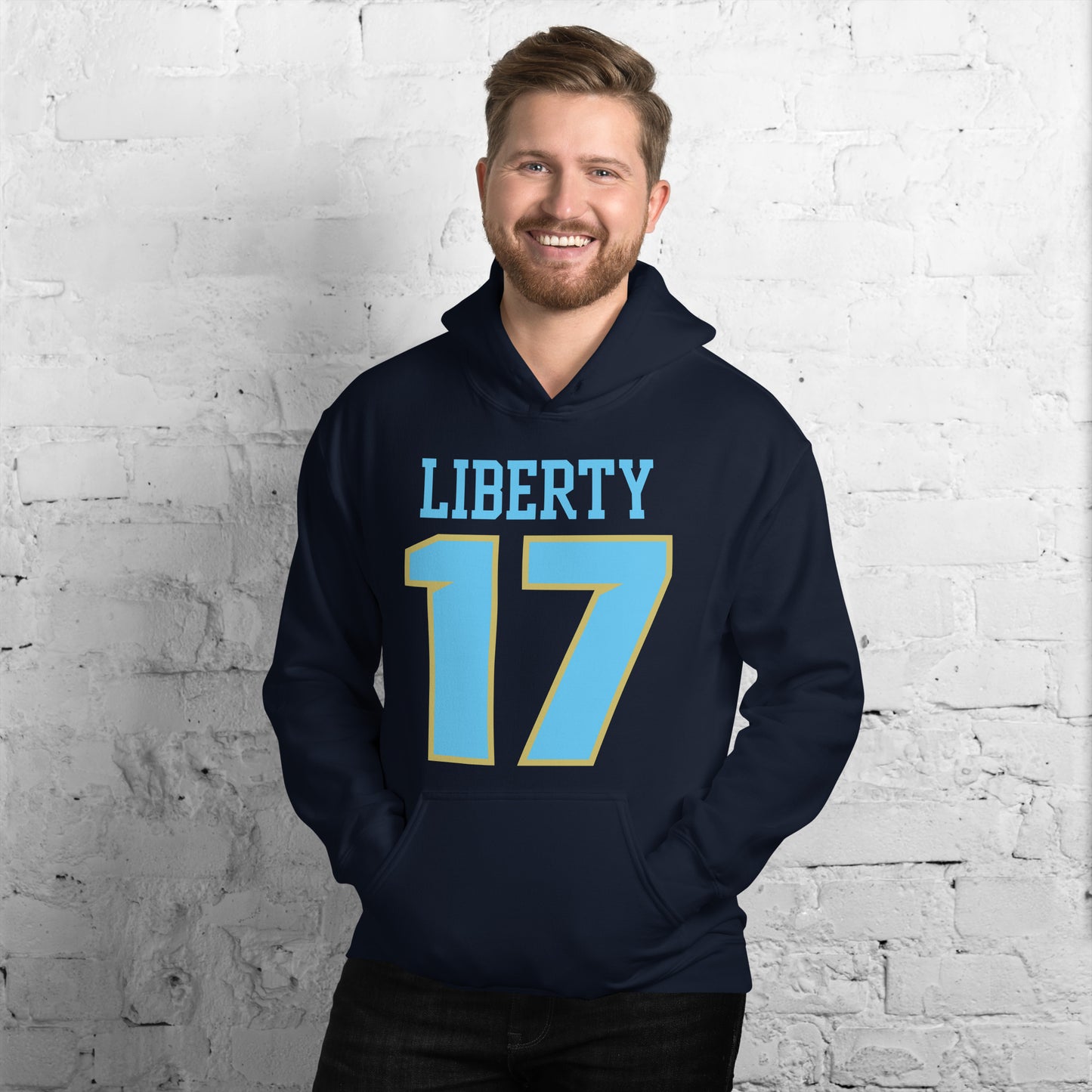 Liberty Falcons Jersey #17 | Unisex Soft Hoodie