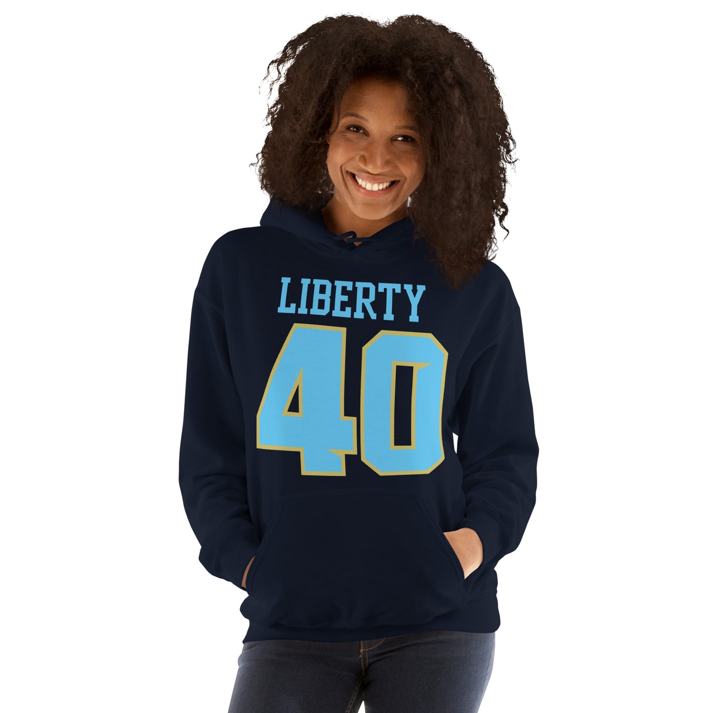 Liberty Falcons Jersey #40 | Unisex Soft Hoodie