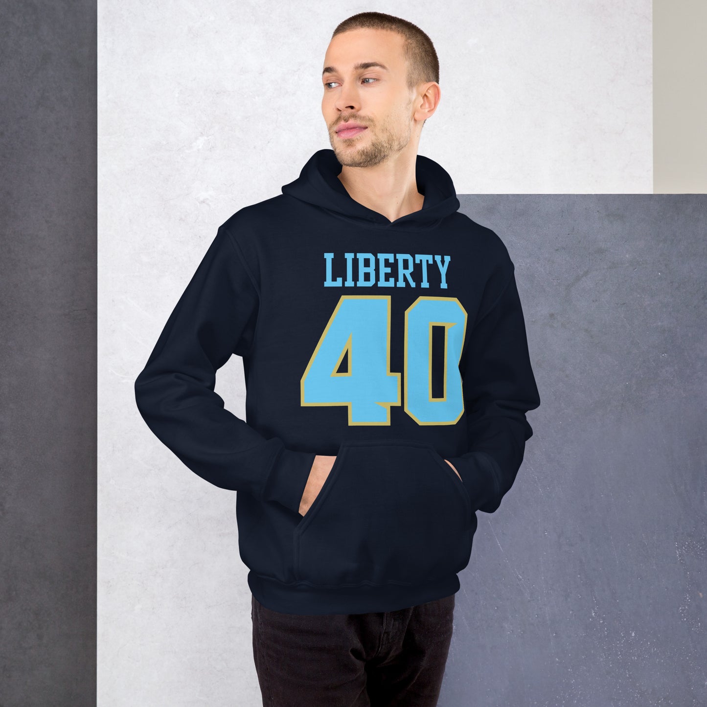 Liberty Falcons Jersey #40 | Unisex Soft Hoodie