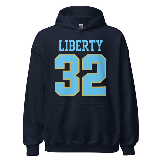 Liberty Falcons Jersey #32 | Unisex Soft Hoodie