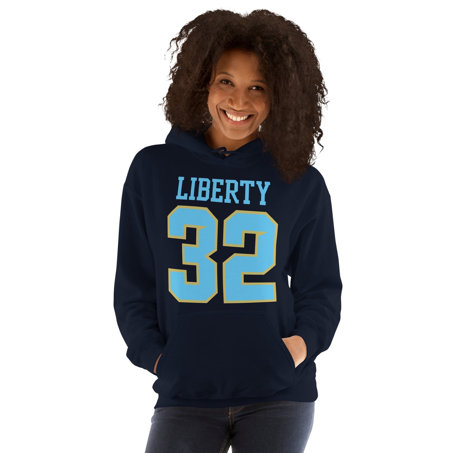 Liberty Falcons Jersey #32 | Unisex Soft Hoodie