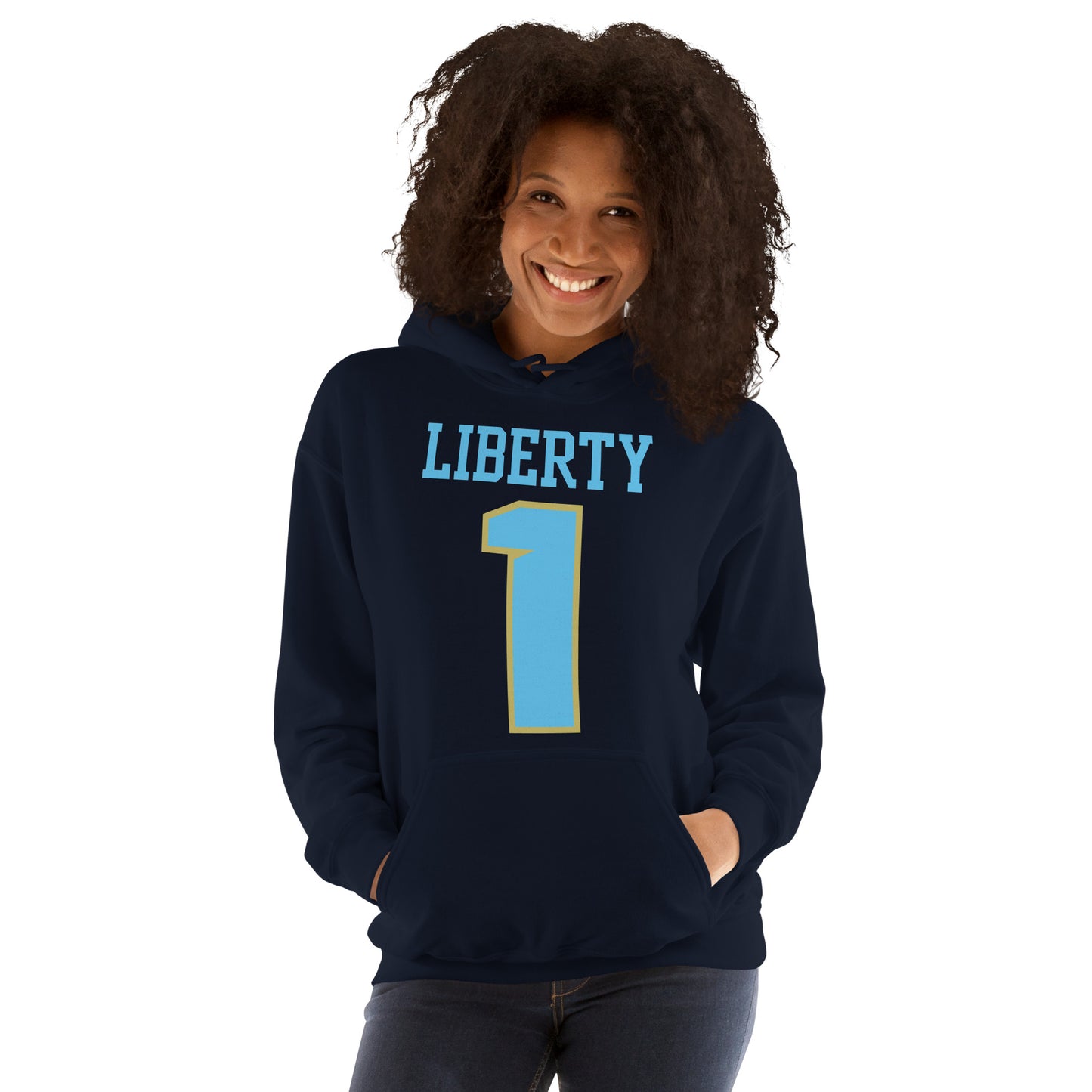 Liberty Falcons Jersey #1 | Unisex Soft Hoodie