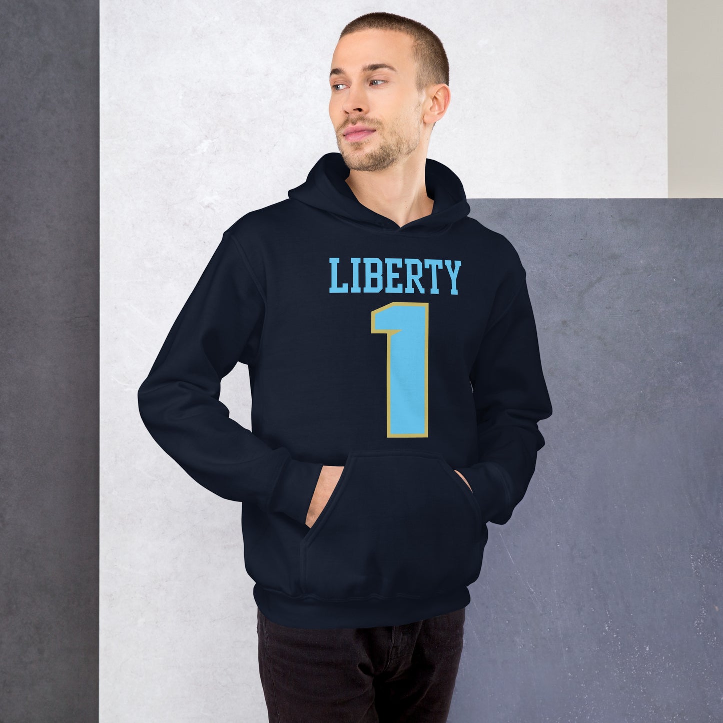 Liberty Falcons Jersey #1 | Unisex Soft Hoodie