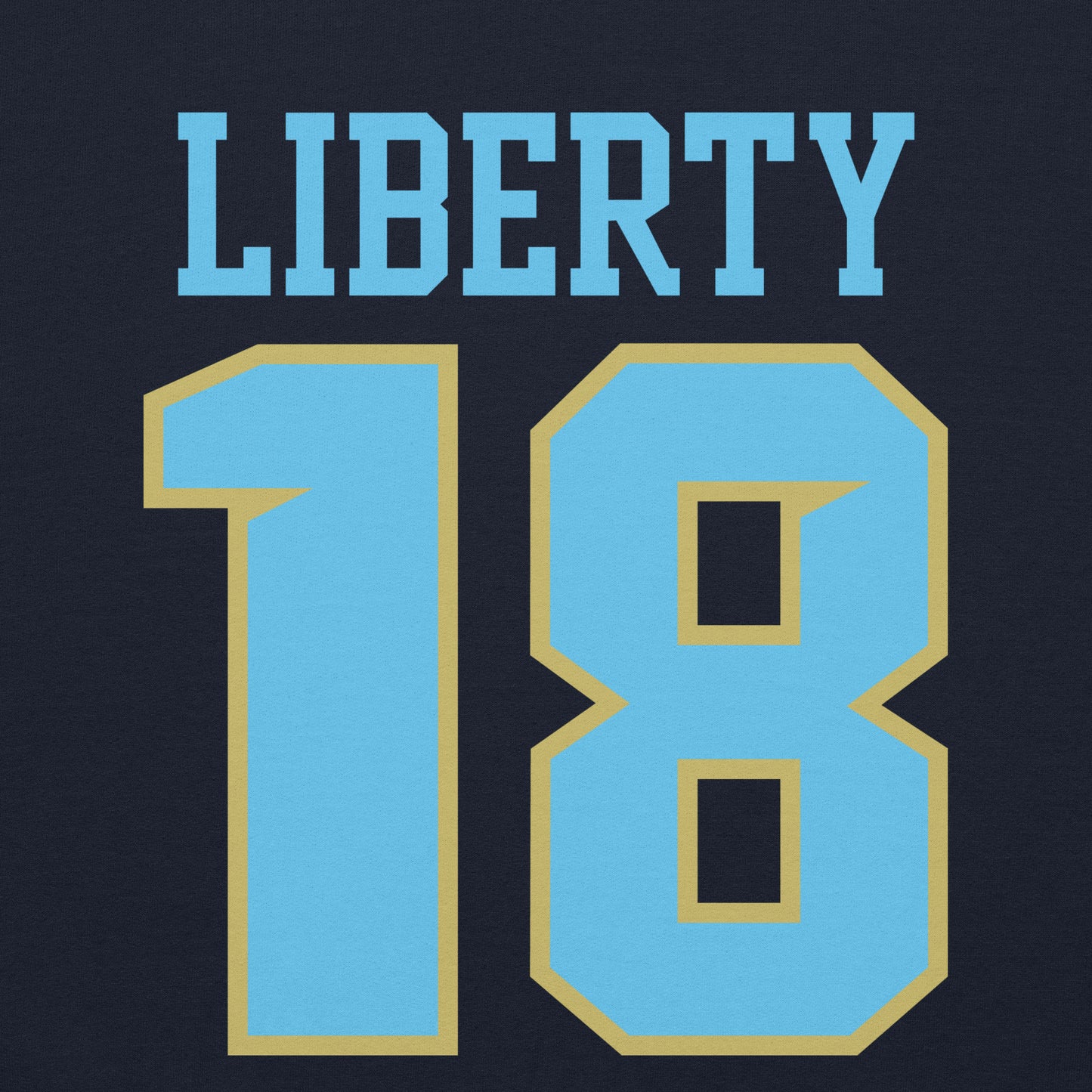 Liberty Falcons Jersey #18 | Unisex Soft Hoodie