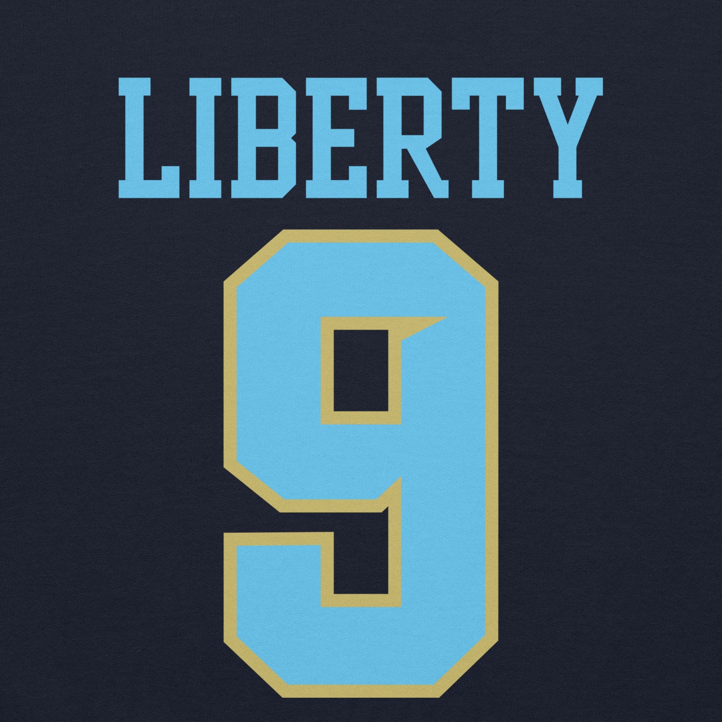 Liberty Falcons Jersey #9 | Unisex Soft Hoodie