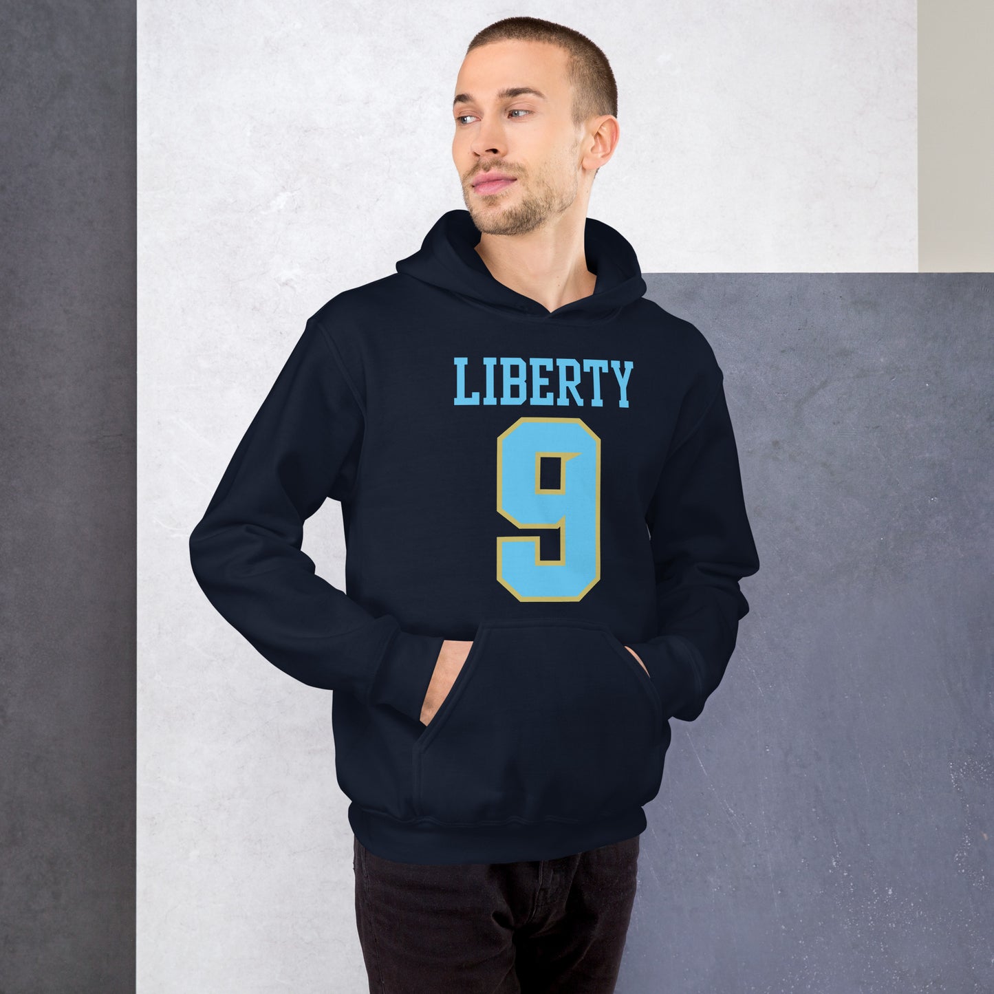 Liberty Falcons Jersey #9 | Unisex Soft Hoodie