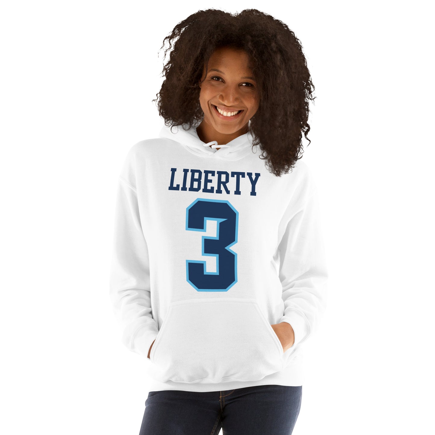 Liberty Falcons Jersey #3 | Unisex Soft Hoodie