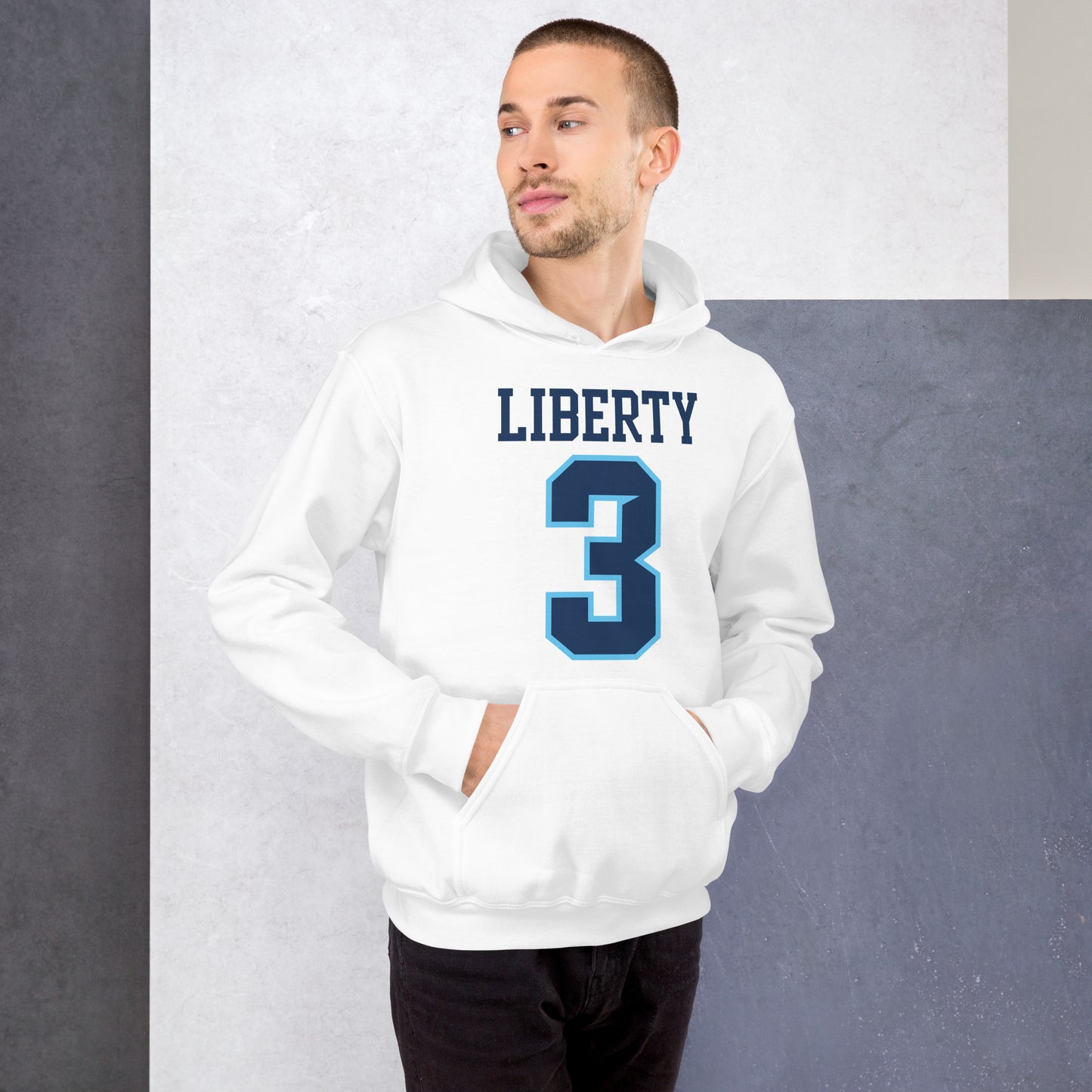 Liberty Falcons Jersey #3 | Unisex Soft Hoodie