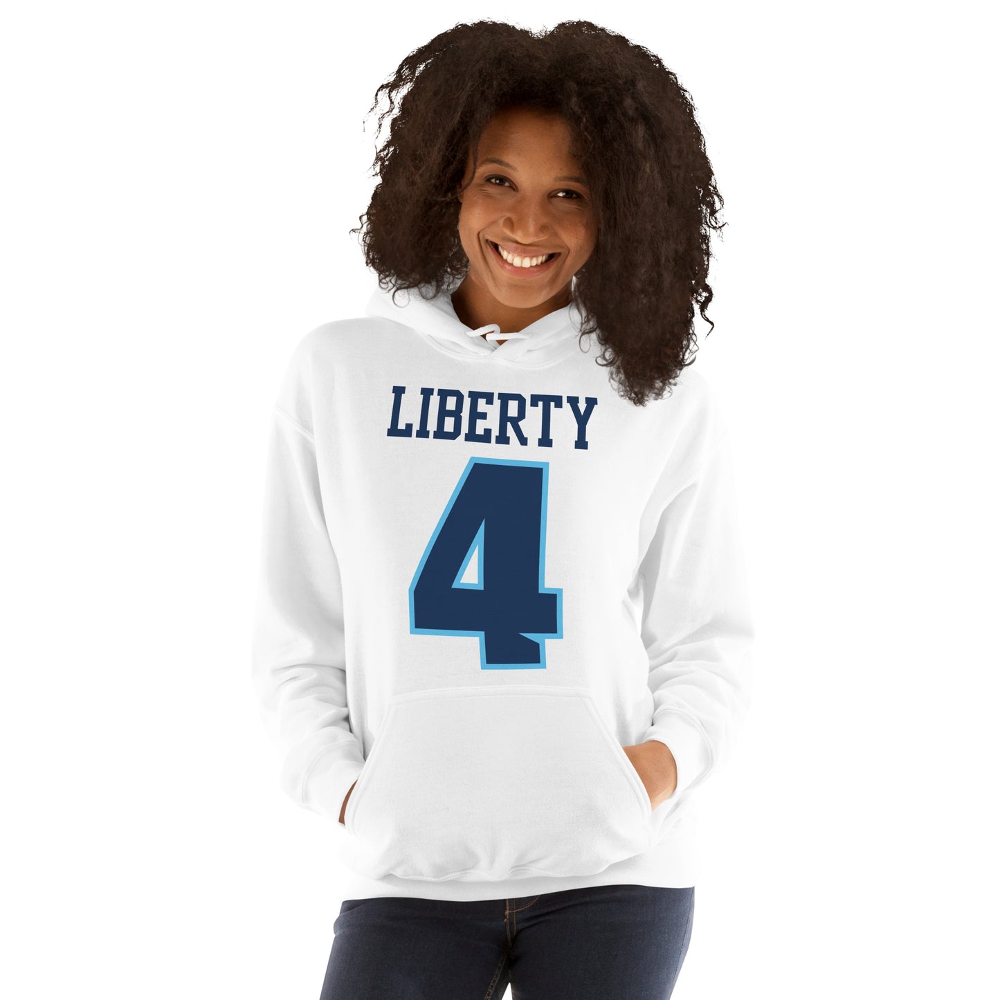 Liberty Falcons Jersey #4 | Unisex Soft Hoodie