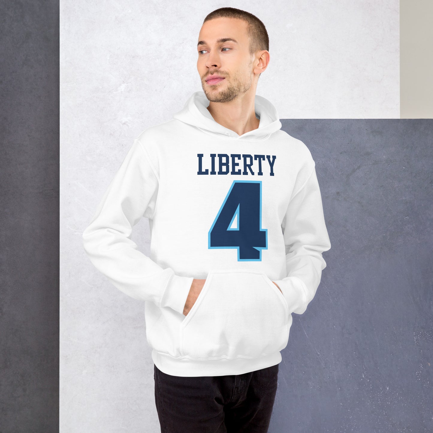 Liberty Falcons Jersey #4 | Unisex Soft Hoodie