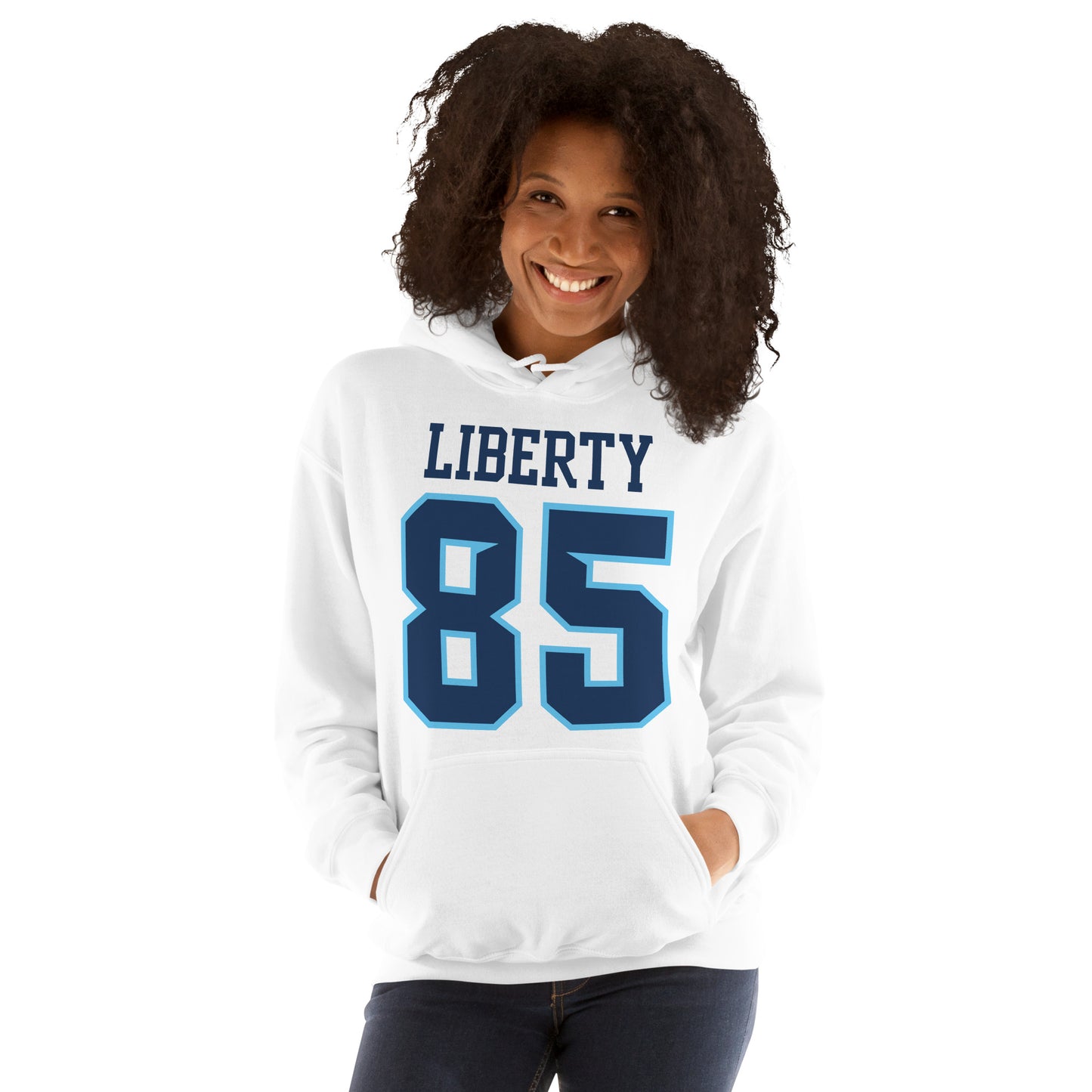 Liberty Falcons Jersey #85 | Unisex Soft Hoodie