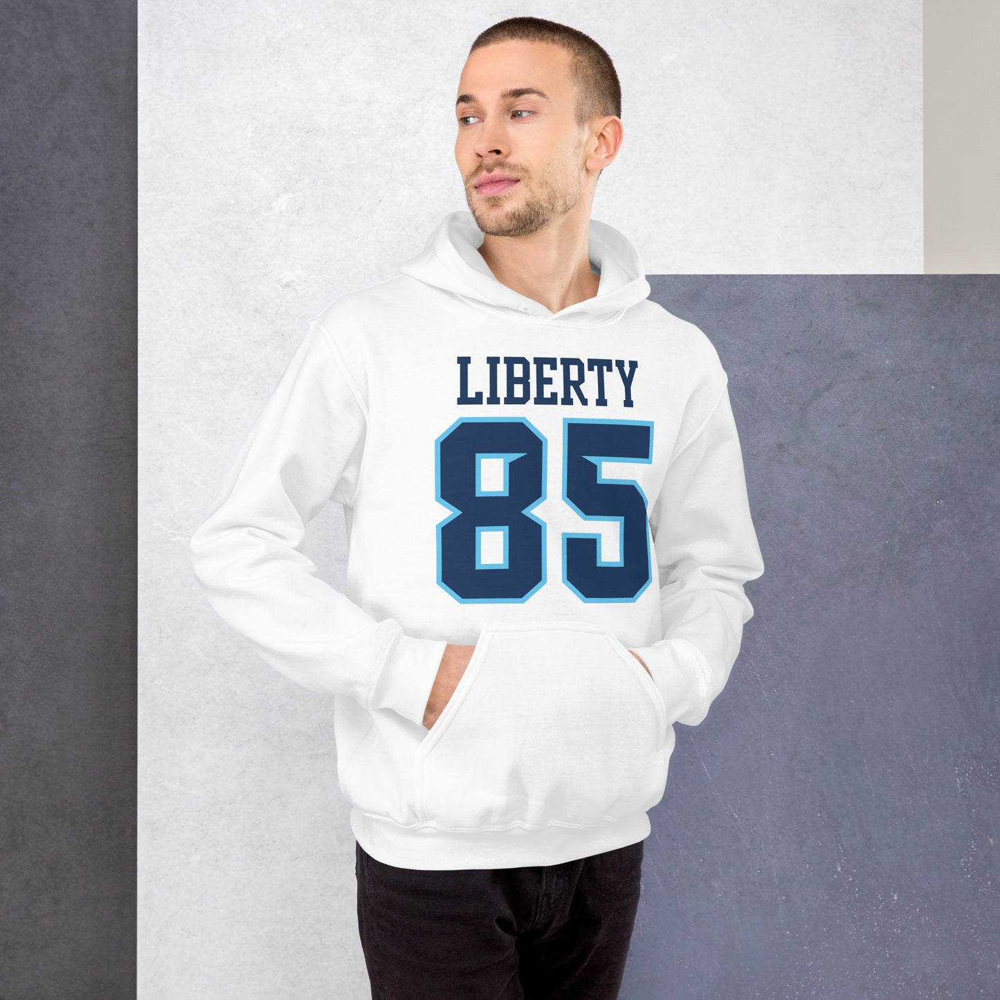 Liberty Falcons Jersey #85 | Unisex Soft Hoodie